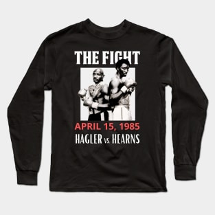 Hagler vs Hearns Original Aesthetic Tribute 〶 Long Sleeve T-Shirt